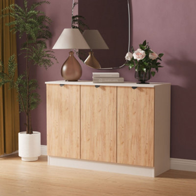 B&Q Varese Ready Assembled Matt Kashmir Sideboard (H)785Mm (W)1091Mm (D)400Mm