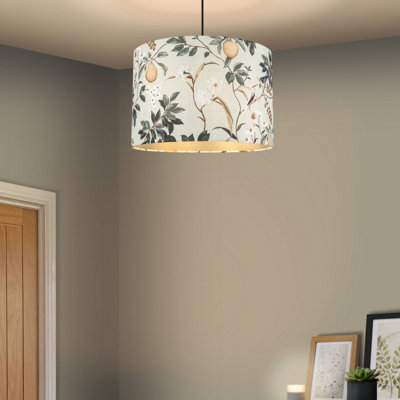 B&Q Multicoloured Orchard Bloom Cylinder Lamp Shade (D)30Cm