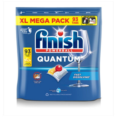 Finish Quantum Lemon Dishwasher Tablets, 4.81Kg