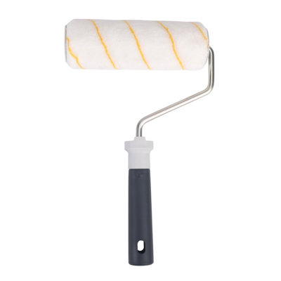 Goodhome Short Pile Fixed Roller Frame & Sleeve For Solvent & Water-Based Paints, (L)180Mm, 2 Piece