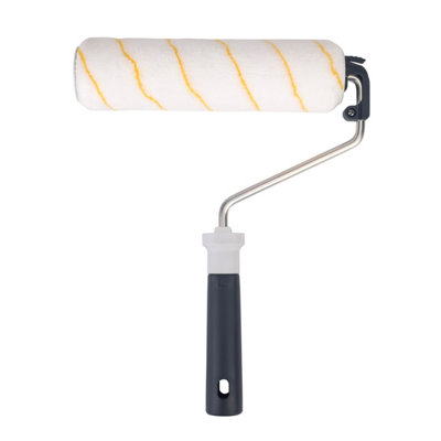 Goodhome Easy Release Short Pile Fixed Roller Frame & Sleeve For Solvent & Water-Based Paints, (L)230Mm, 2 Piece