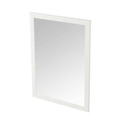 Goodhome Perma Grey Rectangular Wall-Mounted Bathroom Mirror (H)70Cm (W)50Cm