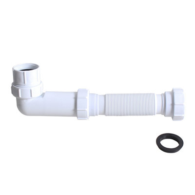 Flomasta Shallow Non-Adjustable Height Waterless Sink & Basin Trap (Dia)43Mm