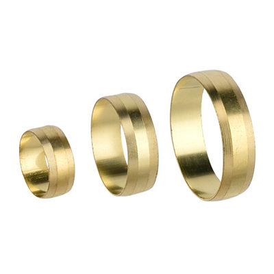 Flomasta Brass Compression Olive (Dia)28Mm, Pack Of 24