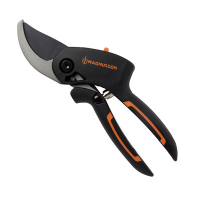 Magnusson Black& Orange Geared Bypass Secateurs (H) 20.52Mm X (W) 73Mm