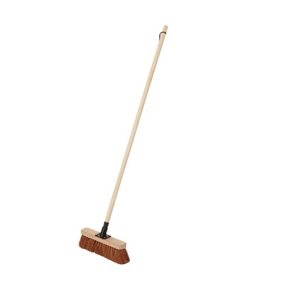 B&Q Straight Soft Coco Indoor & Outdoor Broom, (W)300Mm