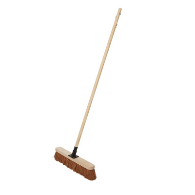 B&Q Soft Coco Indoor & Outdoor Broom, (W)450Mm