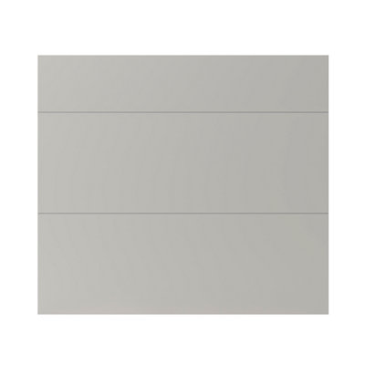Goodhome Stevia Matt Grey 3 Drawer Front, Pack Of 1 (H)715Mm (W)797Mm (T)18Mm
