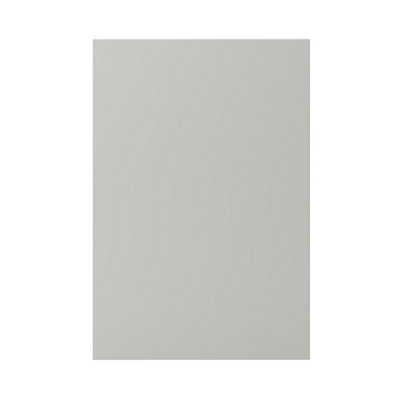 Goodhome Stevia Matt Pewter Grey Slab Standard End Panel (H)870Mm (W)590Mm