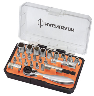 Magnusson ¼" Standard Socket Set (25 Piece)
