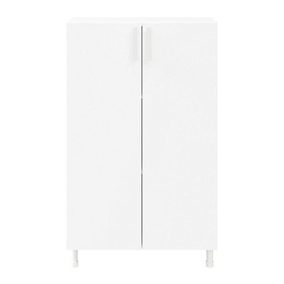 Goodhome Atomia Matt White Cabinet (H)1125Mm (W)750Mm (D)350Mm