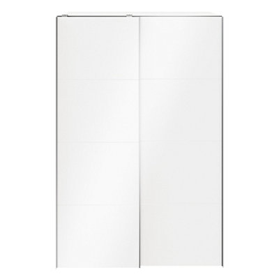 Goodhome Atomia White Particle Board Wardrobe (H)2250Mm (W)1500Mm (D)655Mm