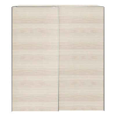 Goodhome Atomia Matt Oak Effect Particle Board Wardrobe (H)2250Mm (W)2000Mm (D)655Mm