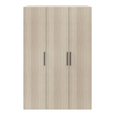 Goodhome Atomia Freestanding Matt Oak Effect Chipboard Wardrobe (H)2250Mm (W)1000Mm (D)580Mm