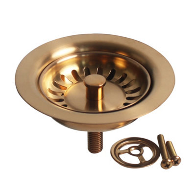 Cooke & Lewis Bronze Effect Stainless Steel Replacement Basket Waste