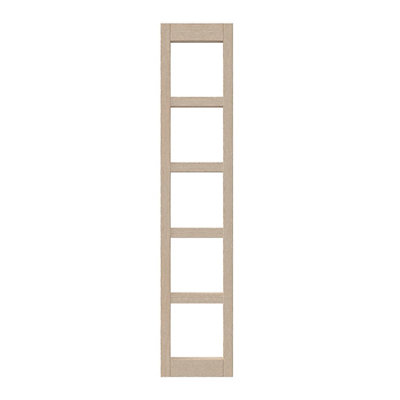 Goodhome Alpinia Natural Oak Effect Wine Rack Fascia, (H)715Mm(W)147Mm