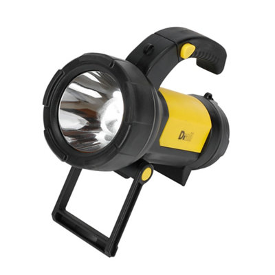 Diall Rechargeable 300Lm Led Battery-Powered Spotlight Torch