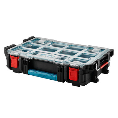 Erbauer Connecx Modular Storage Black Organiser With 10 Compartments
