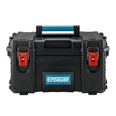 Erbauer Connecx Modular Storage Black 22.2In Deep Toolbox