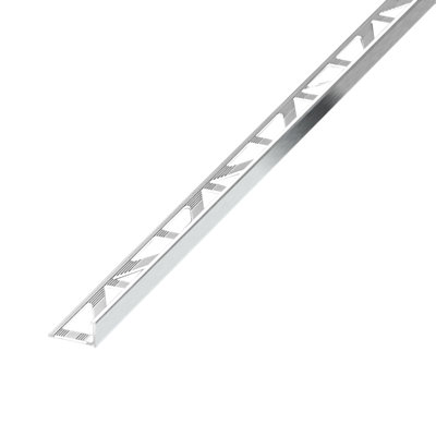 Diall 10Mm Straight Aluminium Tile Trim