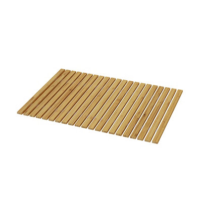 Goodhome Caledon Rollable Rectangular Bath Mat (L)70Cm (W)50Cm