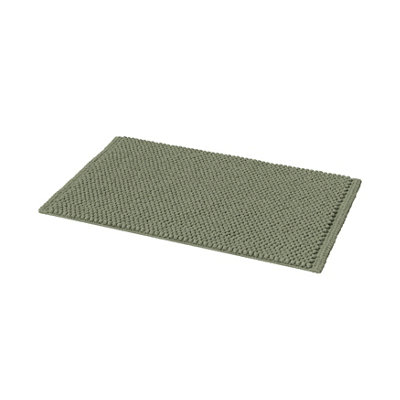 Goodhome Elland Green Tea Rectangular Bath Mat (L)80Cm (W)50Cm