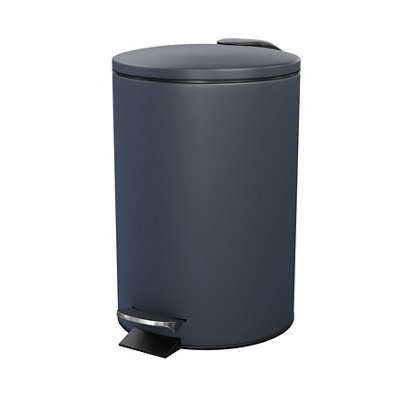 Goodhome Koros Midnight Blue Metal Bin -3L