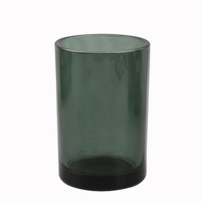Goodhome Tanera Green Glass Tumbler