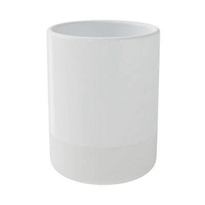 Goodhome Koros Gloss & Matt White Ceramic Tumbler