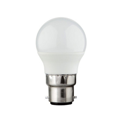 Diall B22 4.2W 470Lm 150° Frosted Mini Globe Neutral White Led Light Bulb