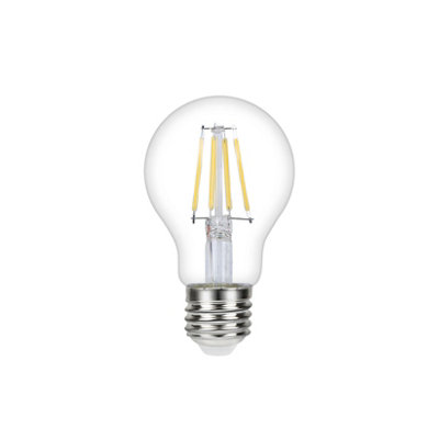Diall E27 3.4W 470Lm Clear Gls Warm White Led Filament Light Bulb, Pack Of 3