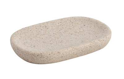 Goodhome Jubba Sandstone Effect Polyresin Soap Dish