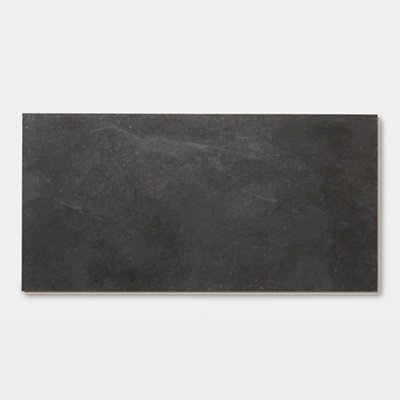 Goodhome Baila Black Stone Effect Planks Sample Of 1