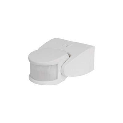 Goodhome Brant White Mains-Powered Floodlights Pir Motion Sensor