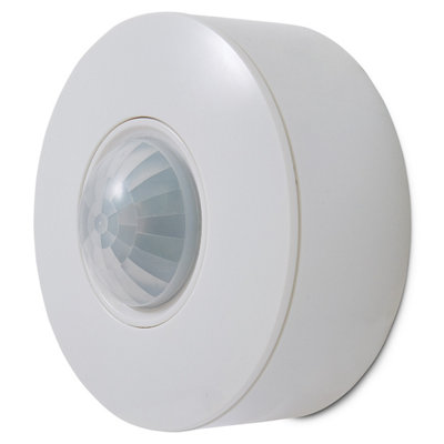 Goodhome Carigan White Mains-Powered Floodlights Pir Motion Sensor