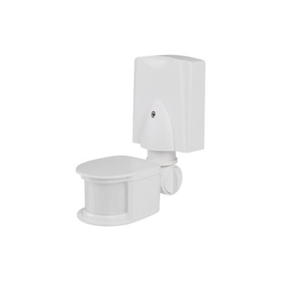 Goodhome Suartone White Mains-Powered Floodlights Pir Motion Sensor