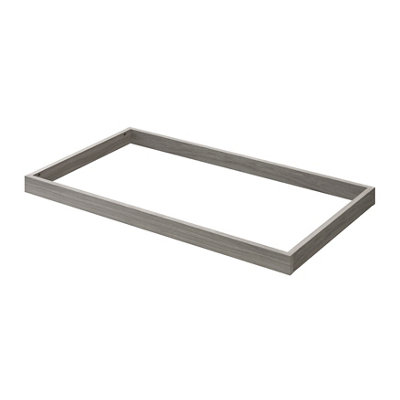 Goodhome Atomia Grey Oak Effect Plinth (L)1000Mm