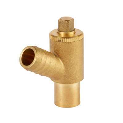 Flomasta End Feed Type A Drain Cock, (Dia)15Mm