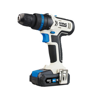 Mac Allister Solo 18V Li-Ion Cordless Drill Driver (2 X 2Ah) - Mdd18-Li-2