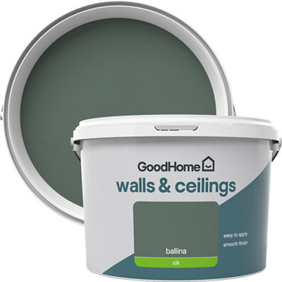 Goodhome Walls & Ceilings Ballina Silk Emulsion Paint, 2.5L