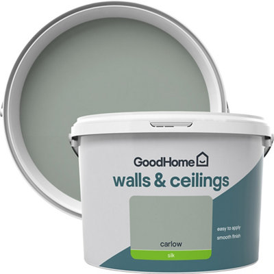 Goodhome Walls & Ceilings Carlow Silk Emulsion Paint, 2.5L