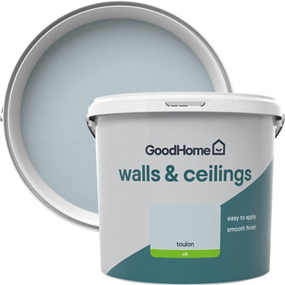 Goodhome Walls & Ceilings Toulon Silk Emulsion Paint, 5L