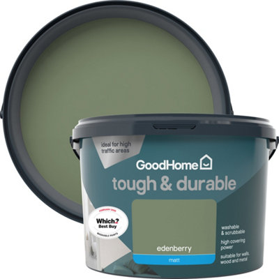 Goodhome Tough & Durable Edenberry Matt Emulsion Paint, 2.5L