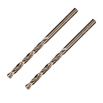 Erbauer Round Hss Drill Bit (Dia)4Mm (L)75Mm, Pack Of 2