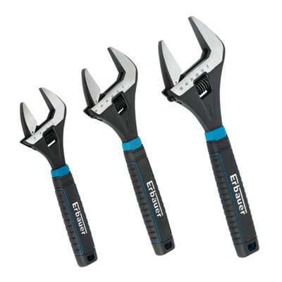 Erbauer Adjustable Wrench (3 Piece) - E_mt4