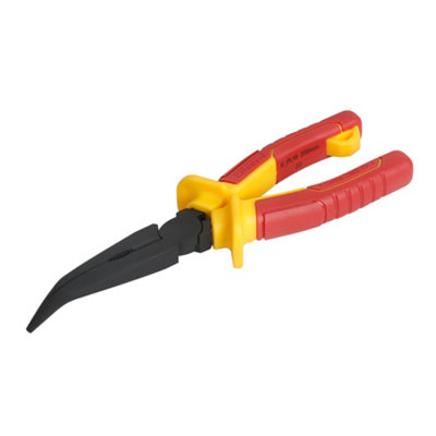 Erbauer 200Mm Vde Certified Bent Long Nose Pliers
