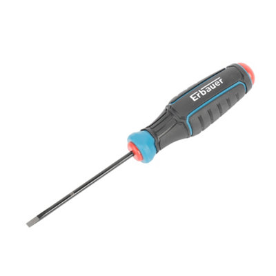 Erbauer Standard Slotted Screwdriver Sl-3.5Mm X 75Mm