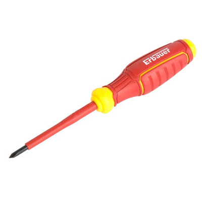 Erbauer Phillips Vde Screwdriver Ph0 X 75Mm