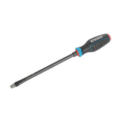 Erbauer Standard Slotted Screwdriver Sl-10.0Mm X 200Mm