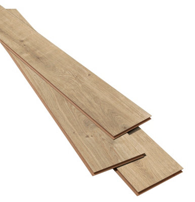 Goodhome Rowley Wood Effect Laminate Flooring Sample